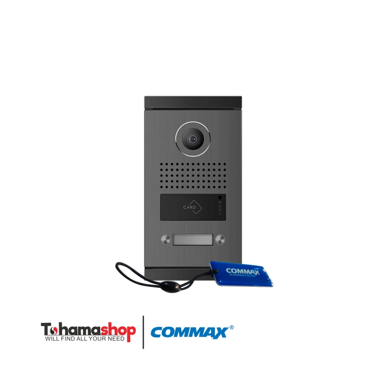 لوحة انتركم مرئى كوماكس لـ 2 شقة تدعم فتح الباب بالكارت