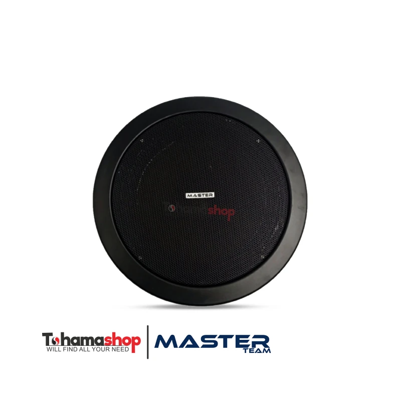 سماعة سقف ماستر تيم 6 وات 17 سم فولت اسود