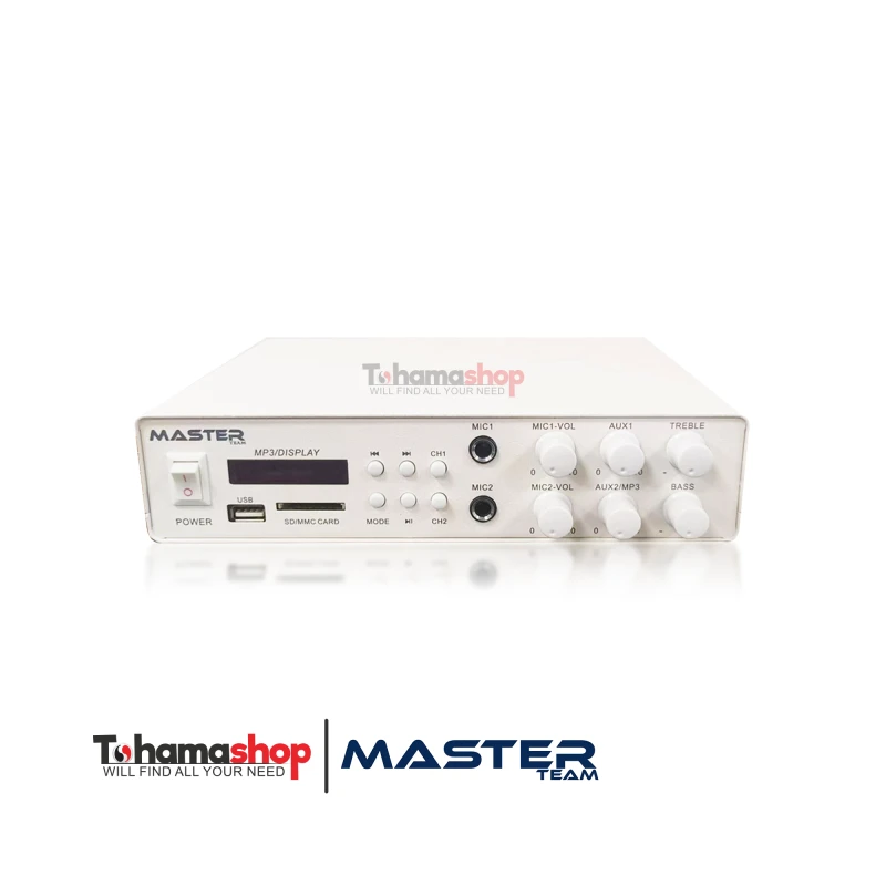 امبلفير ماستر تيم 60 وات يدعم البلوتوث تصميم مودرن