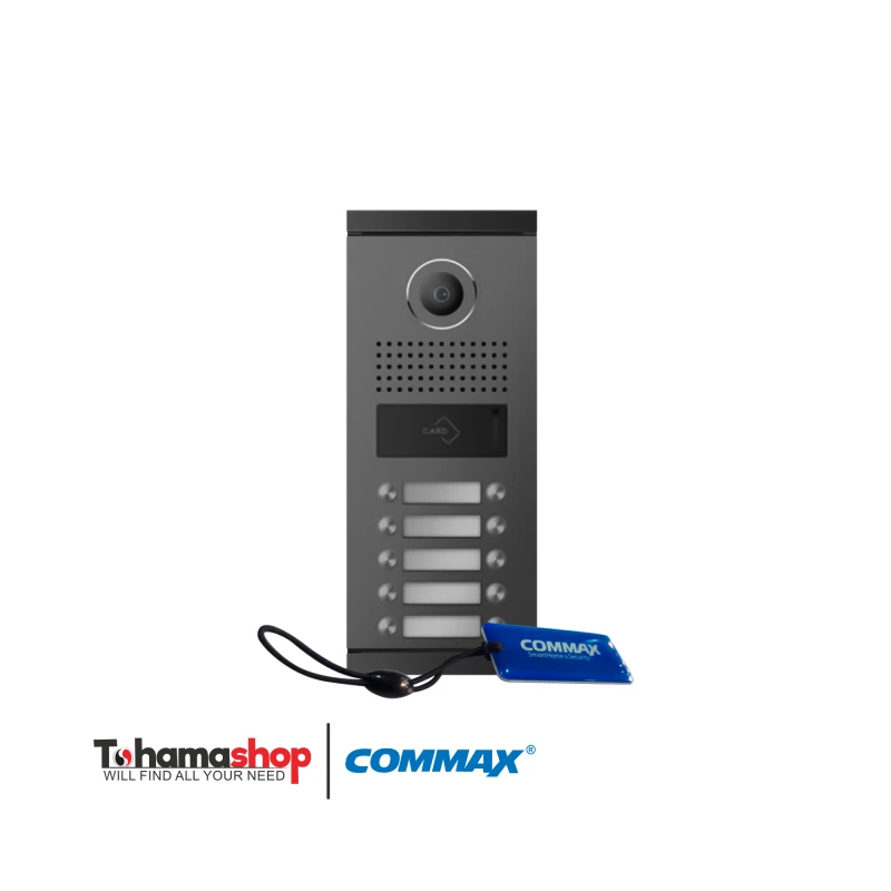لوحة انتركم مرئى كوماكس لـ 10 شقة تدعم فتح الباب بالكارت